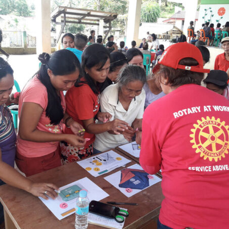 Aid distributions in the Philippines, 2019