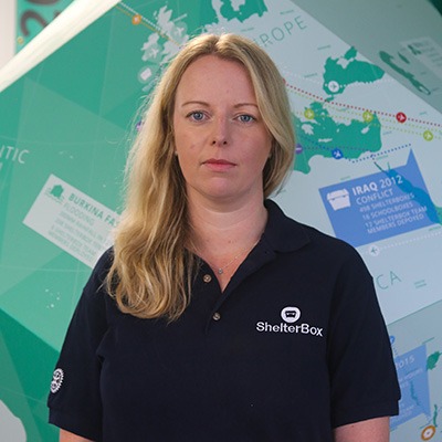 Alice Jefferson, Head of Emergency Responses at ShelterBox