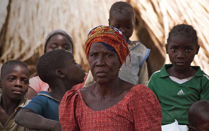 Woman and children in Nigeria